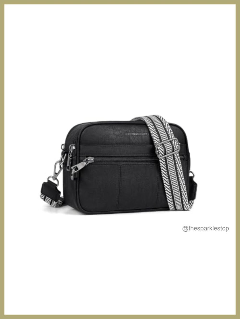Anti Theft Crossbody Bag for Women RFID Faux Leather Shoulder Purse